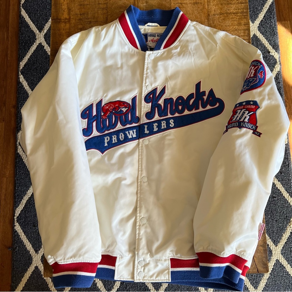 Vintage - Hard Knocks Prowlers Bomber Jacket 1992 Size X-Large